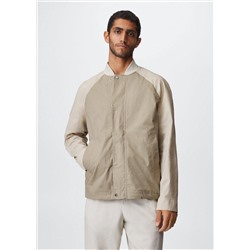 Chaqueta bomber algodón -  Hombre | MANGO OUTLET España