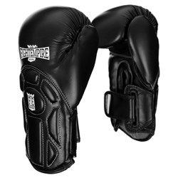 Перчатки боксёрские FIGHT EMPIRE, PREMIUM, чёрные, размер 12 oz