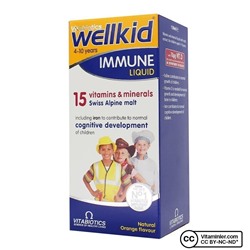 Vitabiotics Wellkid Immune Liquid Multivitamin 150 мл