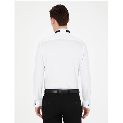 Рубашка для смокинга с белым Slim Fit