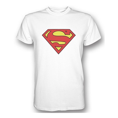 Футболка белая унисекс "Superman" SALE