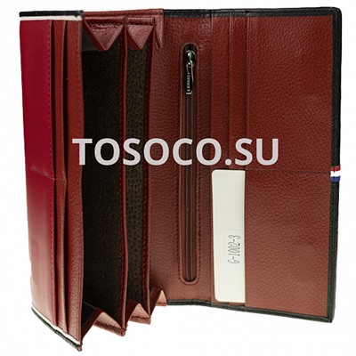 g-1002-3 red кошелек натуральная кожа и экокожа 9х19х2