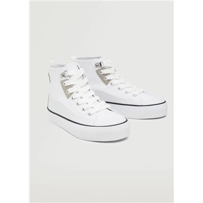 Deportivas bota cordones -  Niña | MANGO OUTLET España