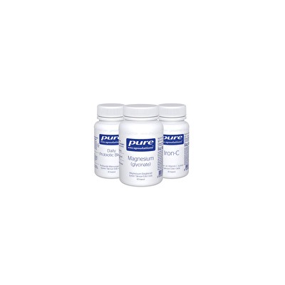 Набор Pure Encapsulations Магний + Железо + Пробиотик
