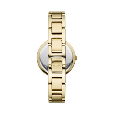 Reloj de cuarzo de acero - Dorado y violeta