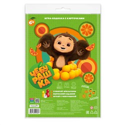 Игра-ходилка настольная ГЕОДОМ "Чебурашка", с карточками