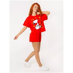 Женский костюм "Сюжет" арт. к1266к / Красный