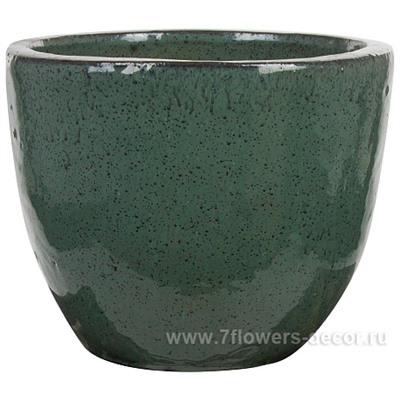 Кашпо Nobilis Marco "Viridian Round" (керамика), D28хН23 см