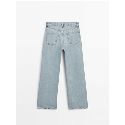 Jeans tiro alto wide leg