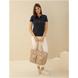 Ecru Skinny Fit Canvas брюки