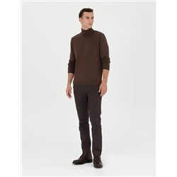 Brown Slim Fit Canvas Bloys