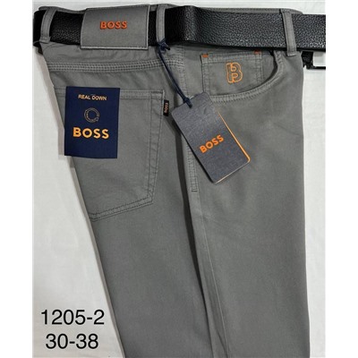 Джинсы серые Boss, люкс сегмент