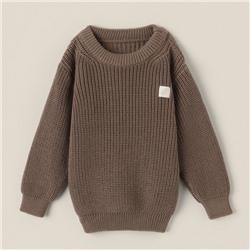 Джемпер вязаный SL Home, р.80-86 см, кофейный