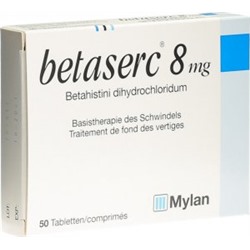 BETASERC 8 mg 30 tablet (название лекарства на русском / аналоги Бетасерк)