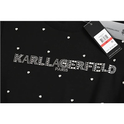 Повседневная  хлопковая футболка KARL LAGERFEL*D ОРИГИНАЛ!