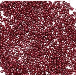 Бисер G 12/0 цв. темно-красный матовый K19/ уп.450г/ фас.1уп.