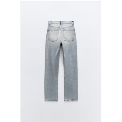 JEANS TRF RECTOS TIRO ALTO