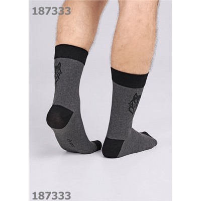 CLEVER Носки муж.К3419 23Ф хл+эл