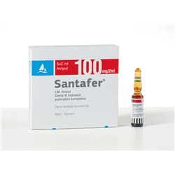 SANTAFER 100MG/2ML AMPUL железо demir III hidroksit