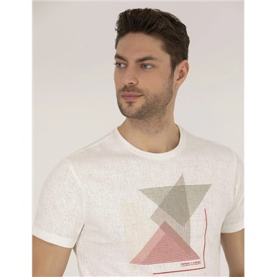 Red Slim Fit Printed Велосипедный велосипед T -For