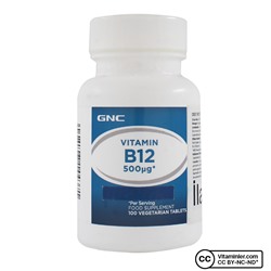 GNC B12 вит 500 мкг 100 таблеток