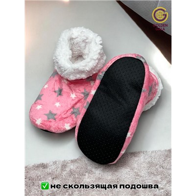 Уги домашние женские  "Звезды"Арт 1246 /5 Розовый
