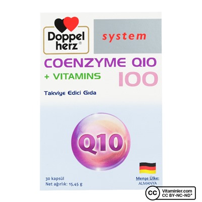 Doppelherz System Коэнзим Q10 + витамины 30 капсул