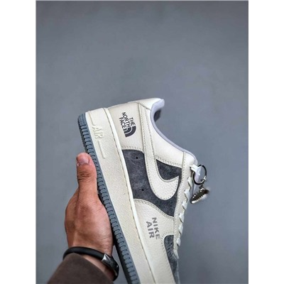 Кроссовки Nik*e Air Force 1 Low 07 x The North Face beige оригинал  версия air force с низким вырезом