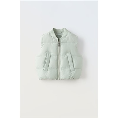 CHALECO ACOLCHADO CUELLO BOMBER