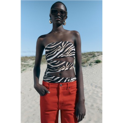 JEANS ZW COLLECTION BOOTCUT TIRO ALTO CROPPED