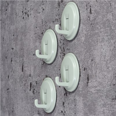 Крючок 4 штуки до 3 кг / HWG-07 /уп 100/ микс