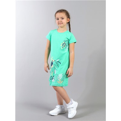 HSKG 64069-37K Платье для девочки,зеленый