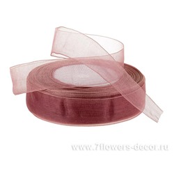 Лента декоративная YY (органза), 25 ммх50 ярд