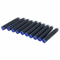 Картриджи чернильные СИНИЕ CENTROPEN, КОМПЛЕКТ 10 шт., 1 0019 1002