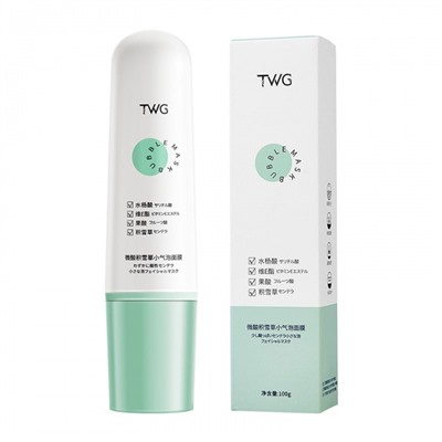 Маска очищающая для лица, кислородная с экстрактом центеллы TWG, 100 г