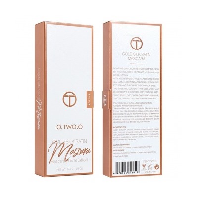 Тушь для ресниц O.TWO.O Gold Silk Satin Mascara № B 7 ml (силиконовая кисточка)
