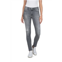 Vaquero skinny fit de tiro alto Luzien - Gris