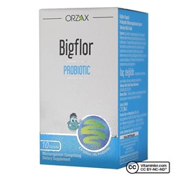 Orzax Bigflor Пробиотик и пребиотик 10 капсул