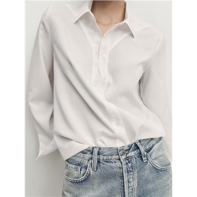 Camisa lyocell detalle triangular