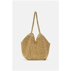 MINI TOTE BAG COM BRILHO