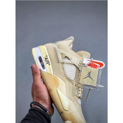 Кроссовки Off-White x Air Jorda*n 4 Retro "Cream/Sail"