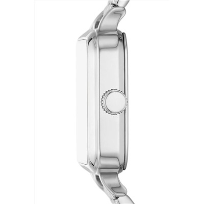 Reloj de cuarzo de acero - Plateado