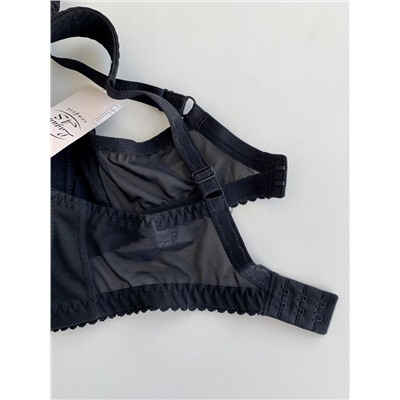 Бюстгальтер женский  LAGUNA AS Basics stripes 107.2 черный (D / черный 85)