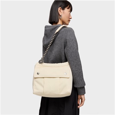 Bolso de hombro - beige