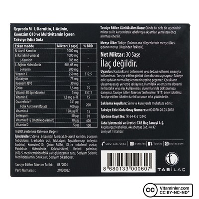 Tab Reprodo M 30 Саше