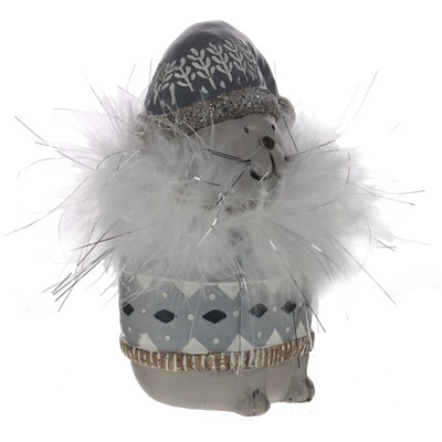 Фигурка декоративная "Кошка", L8 W6,5 H14 см