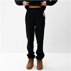 Джоггеры женские MIST Cozy style, чёрный, размер 50