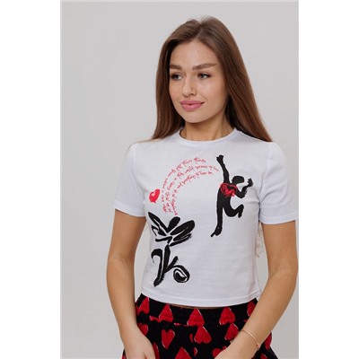 Женская пижама с шортами 1731/2 / Черный