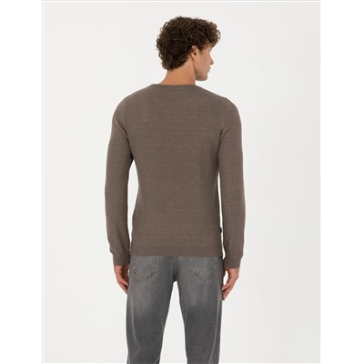 Vizon Melanj Slim Fit Bicycle Yaka Knitwear Свитер
