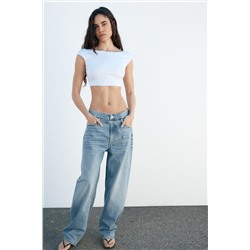 JEANS TRF TAILORED BALLOON TIRO MEDIO